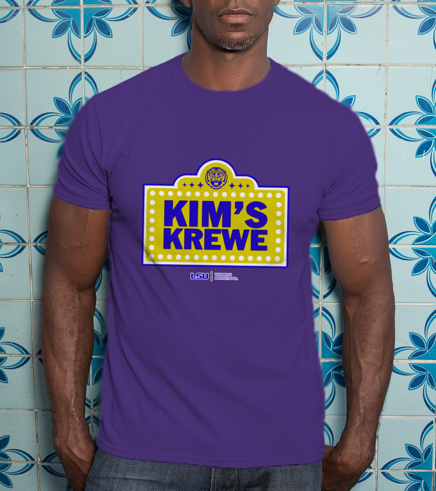 LSU Tigers Women's Basketball Kim's Krewe Featuring Iconic Tiger T-Shirt