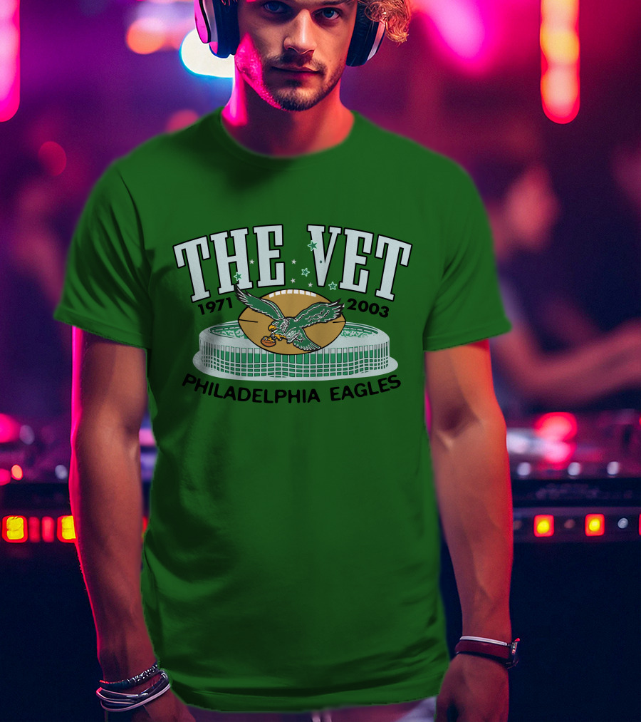 Philadelphia Eagles The Vet 1971-2003 Stadium T-Shirt