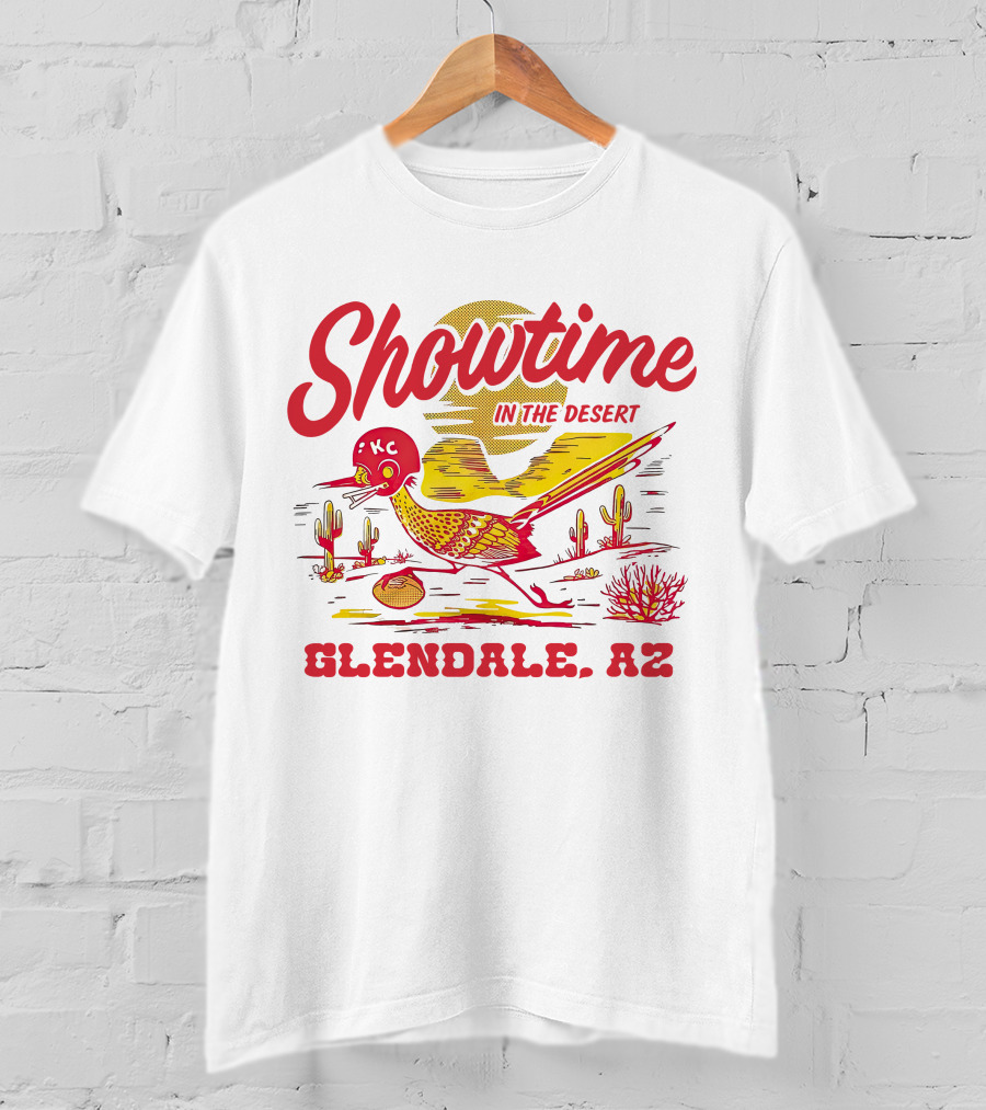 Showtime In The Desert Kansas City Chiefs Glendale AZ Merch T-Shirt