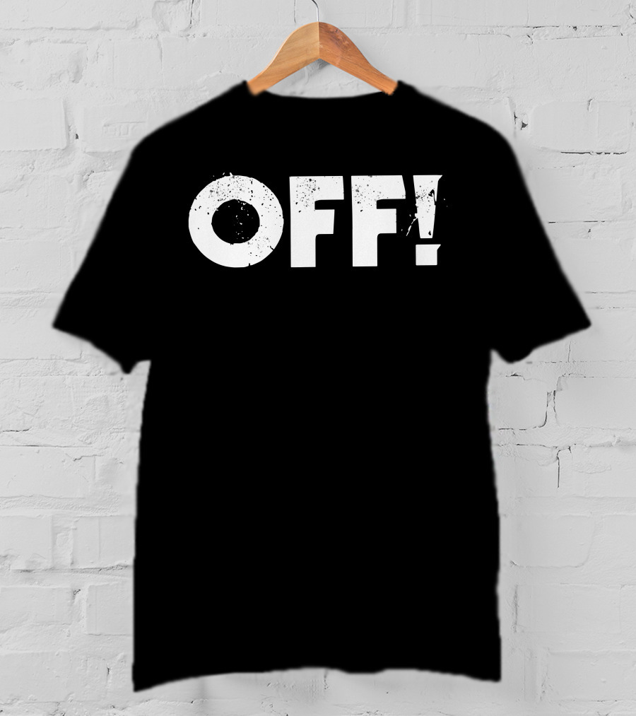 Off Punk Band Iconic Distressed Logo Merch T-Shirt