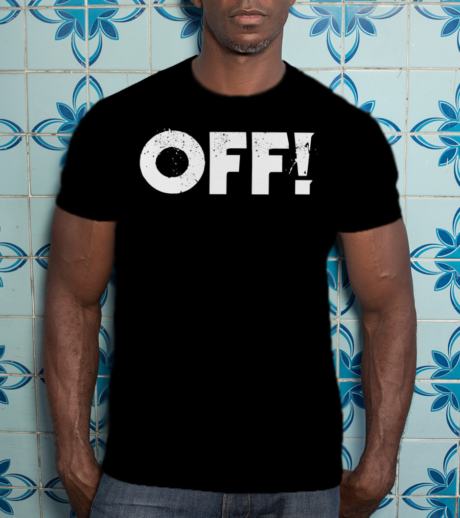Off Punk Band Iconic Distressed Logo Merch T-Shirt