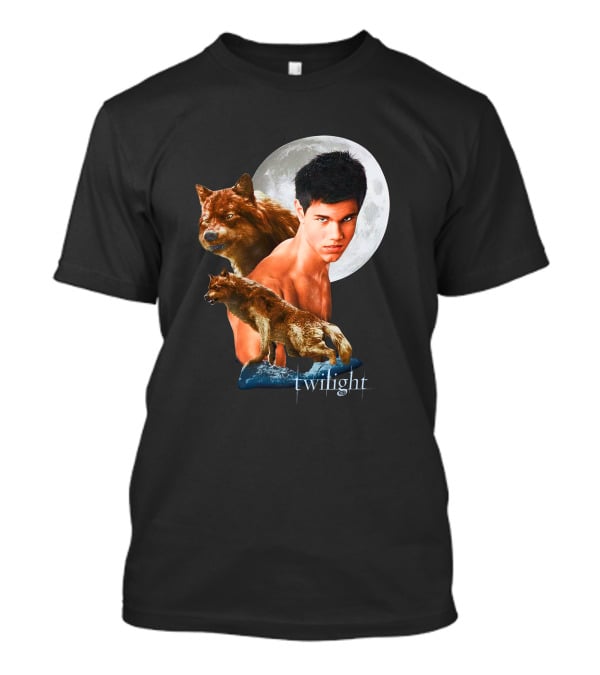 Twilight Jacob Wolf Full Moon Phase T-Shirt