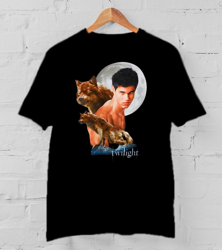 Twilight Jacob Wolf Full Moon Phase T-Shirt