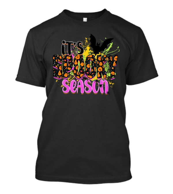 It's Spooky Season Halloween Bat Pumpkin T-Shirt