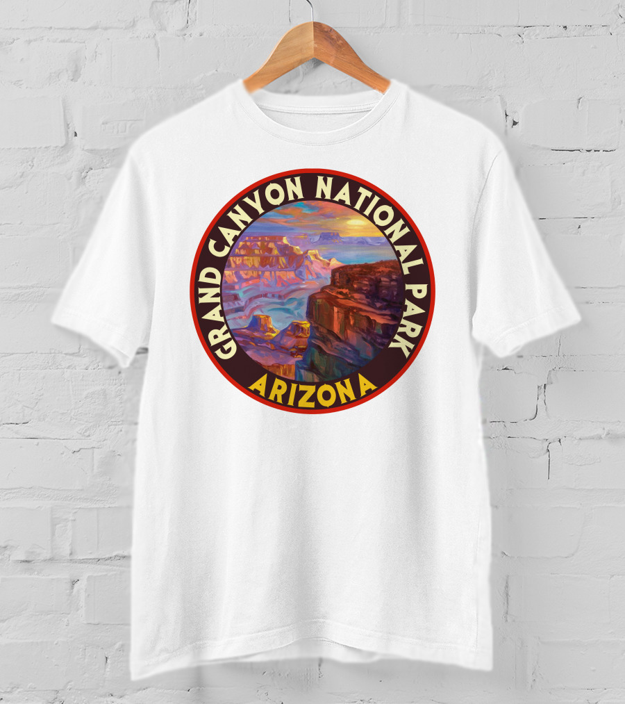 Grand Canyon National Park Arizona Vintage 80s Scenic Landscape T-Shirt