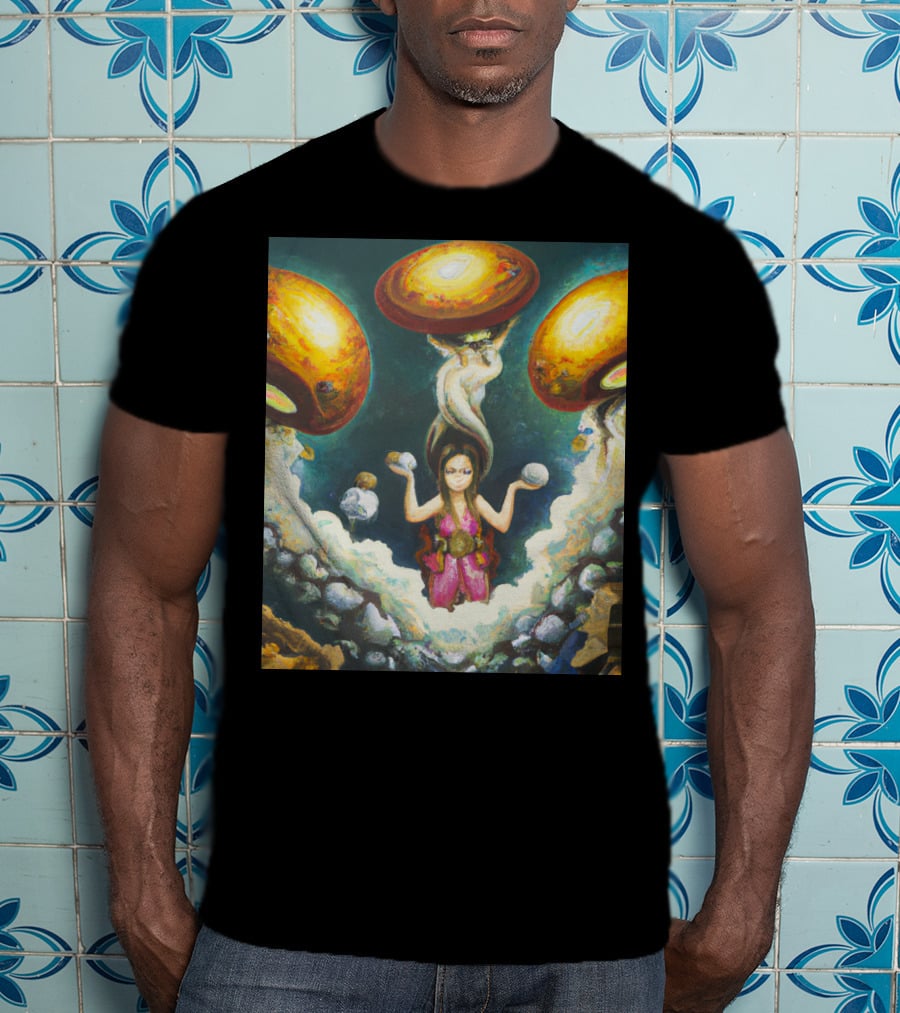 Style Bumble Sea Mushroom Goddess Surreal T-Shirt