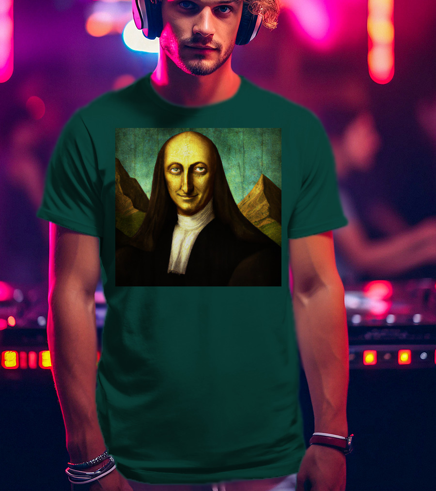 Sphinx Mona Lisa Hybrid Mysterious Smile T-Shirt