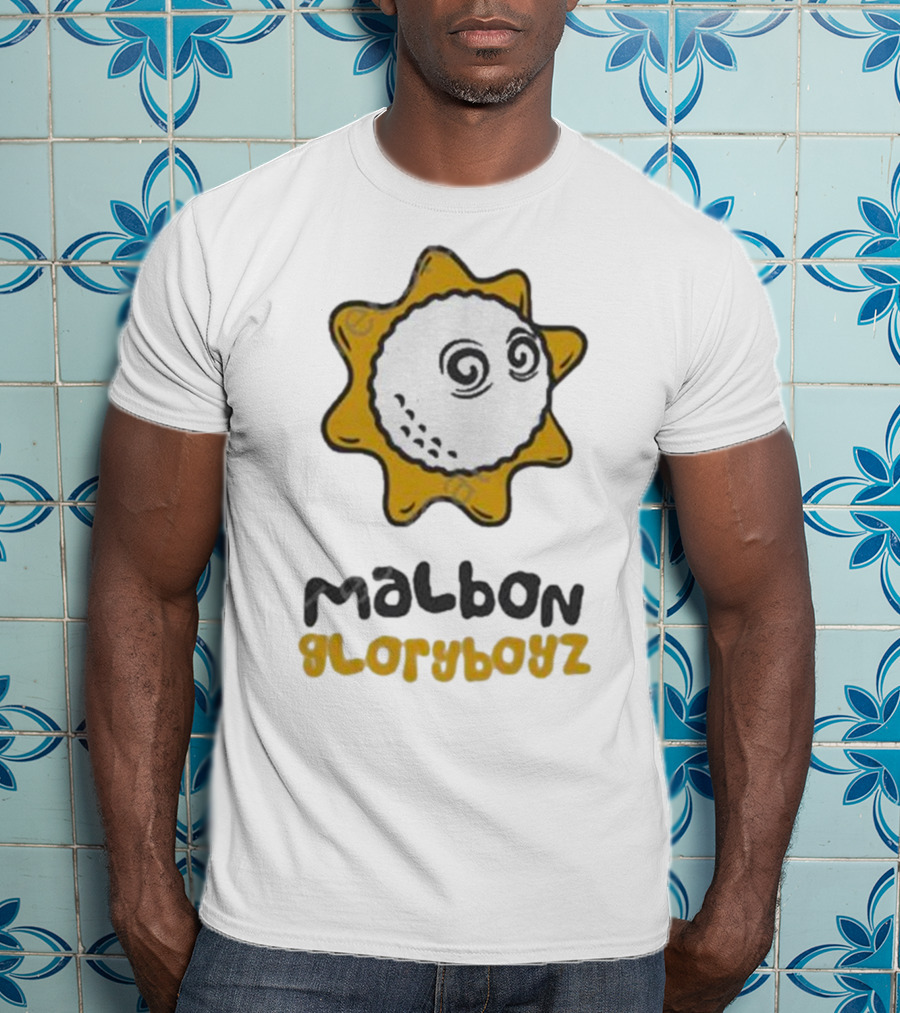 Gloryboyz Malbon Glo Gang Worldwide Collaborated Merchandise Sun T-Shirt