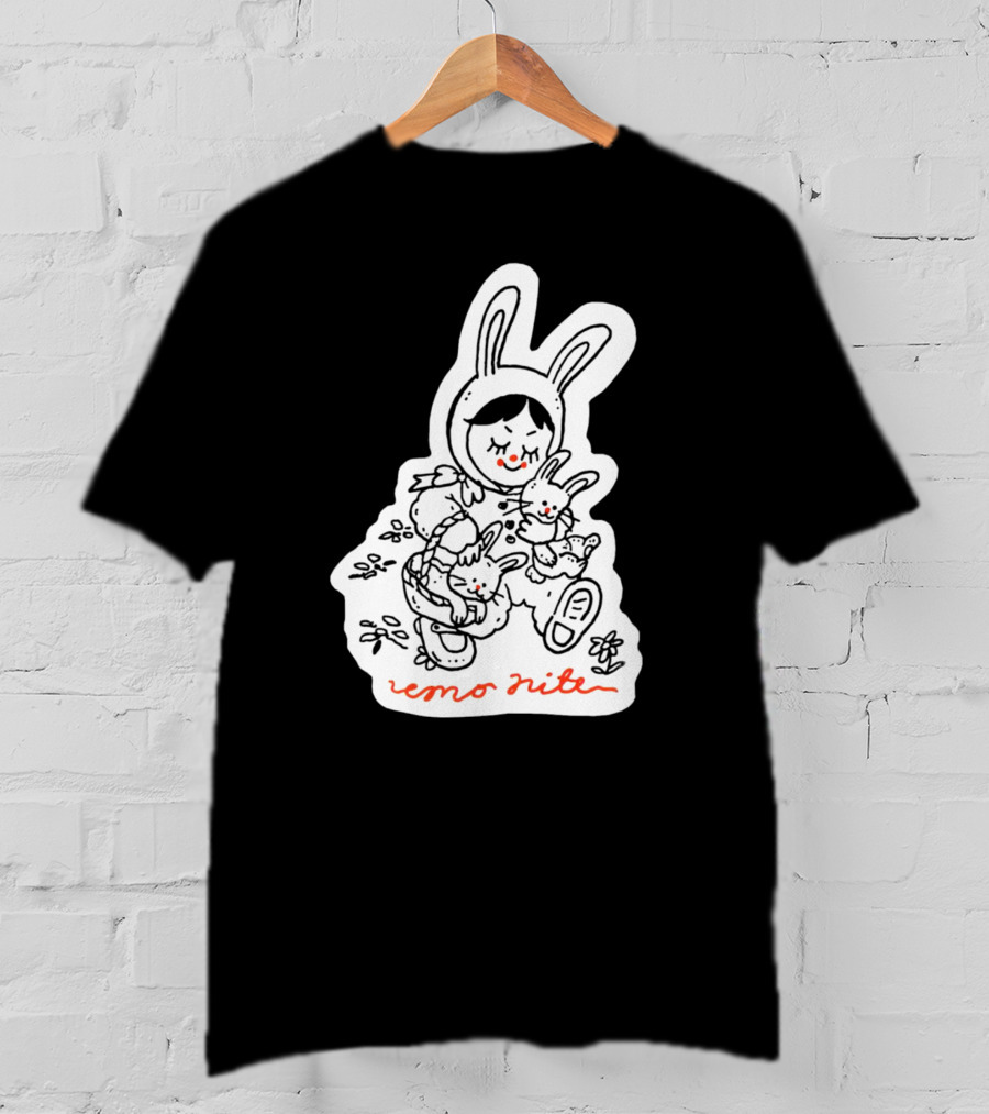 Emo Nite Bunny Sticker Woods Creature Trio T-Shirt
