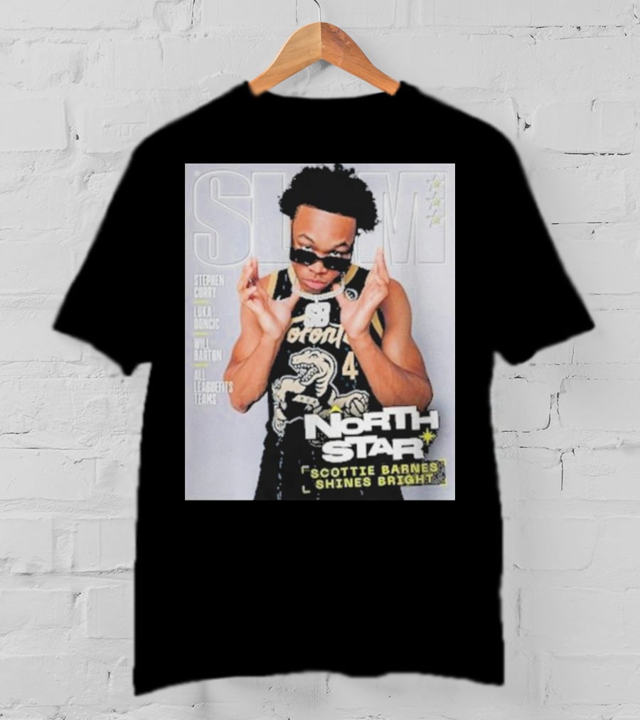 SLAM Cover North Star Toronto Raptors Scottie Barnes Shines Bright T-Shirt