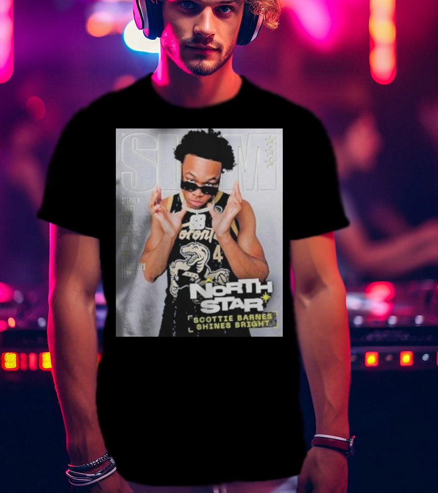 SLAM Cover North Star Toronto Raptors Scottie Barnes Shines Bright T-Shirt