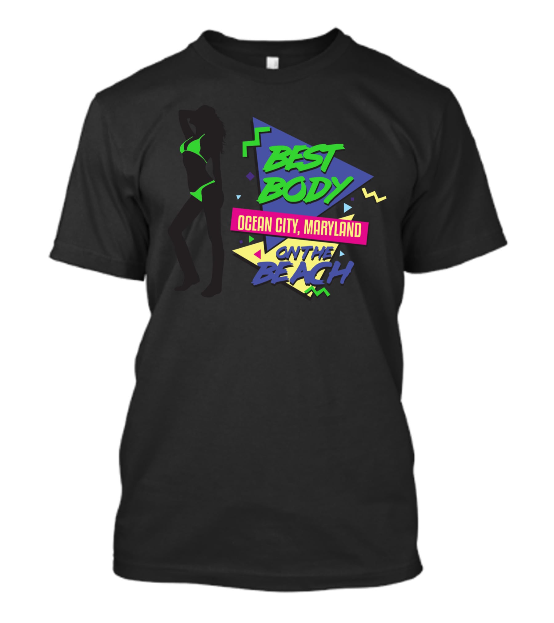 Best Body On The Beach Ocean City Maryland T-Shirt