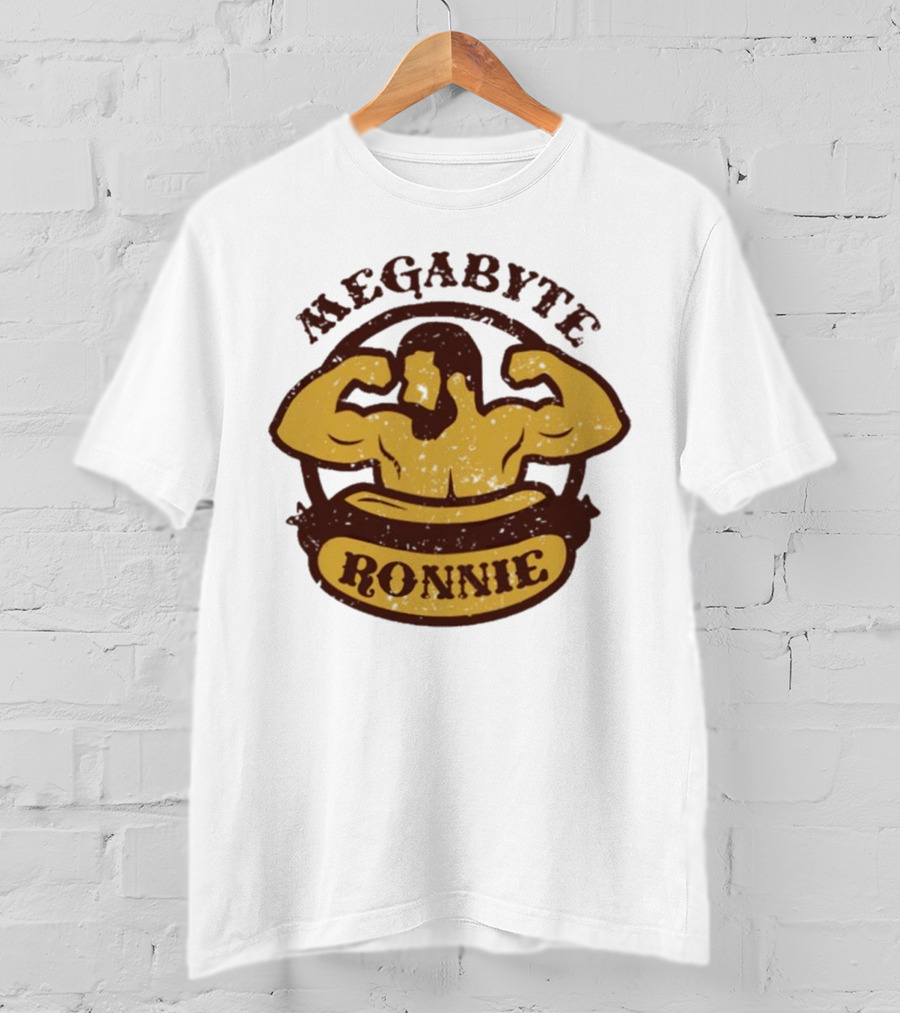 Megabyte Ronnie Flexing Muscles T-Shirt