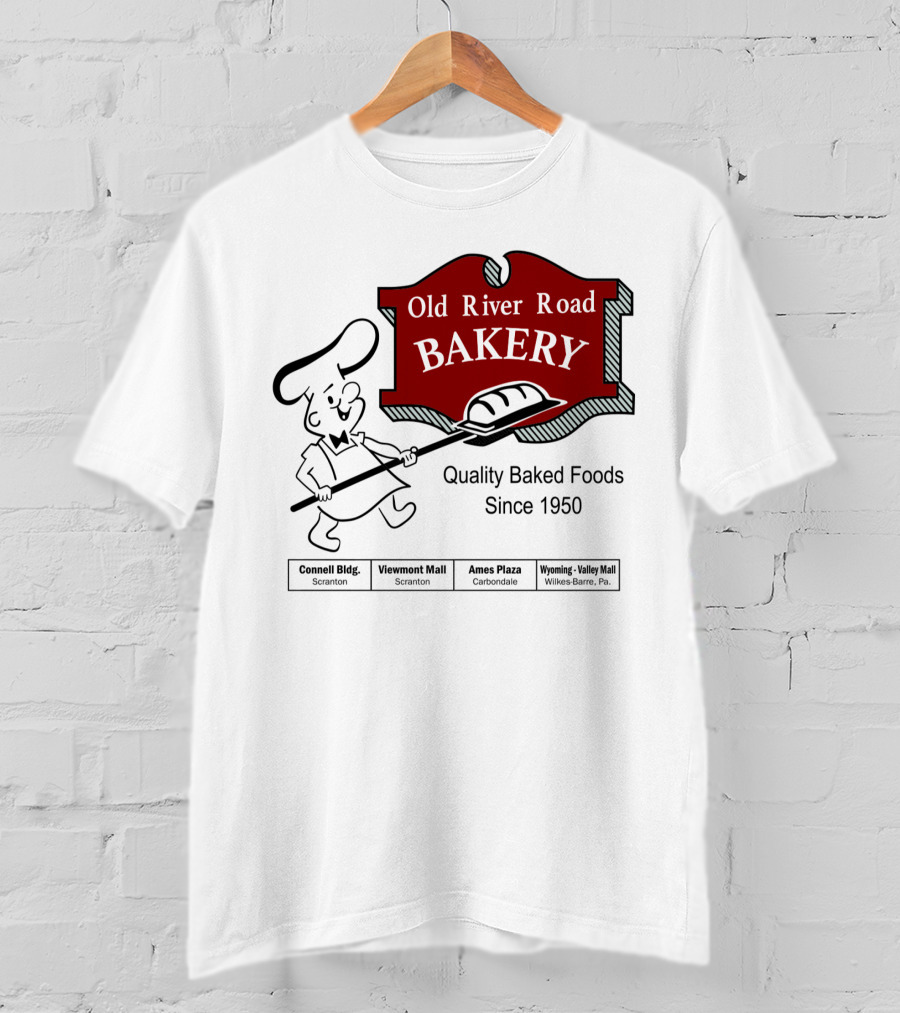Old River Road Bakery Quality Baked Foods Since 1950 Scranton Carbondale Wilkes-Barre T-Shirt