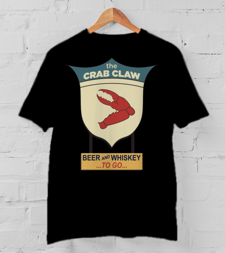 The Crab Claw Beer And Whiskey To Go T-Shirt