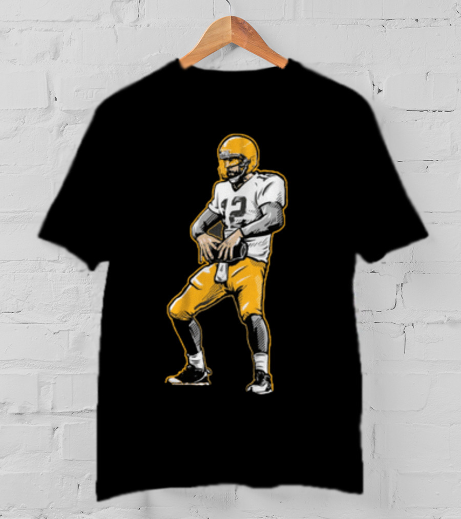 Aaron Rodgers Touchdown Celebration Football T-Shirt