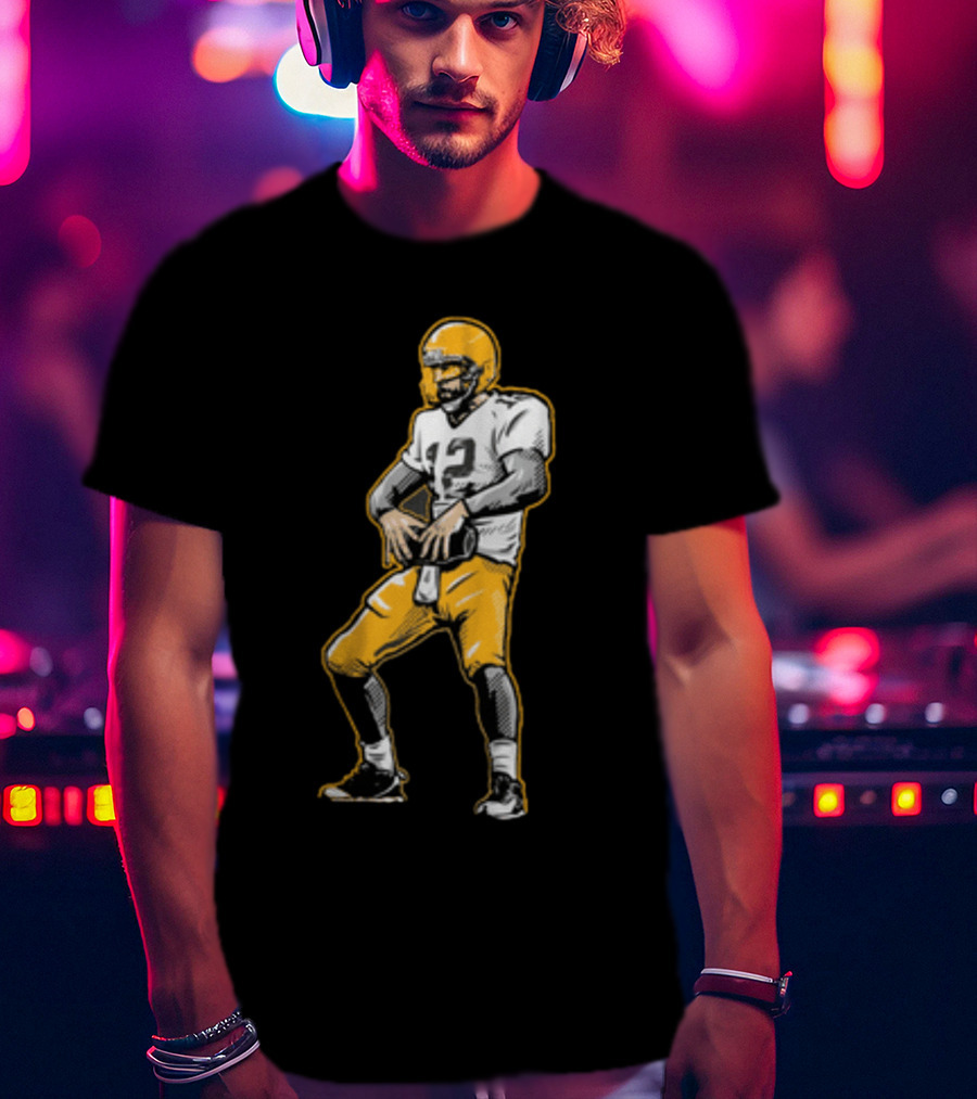 Aaron Rodgers Touchdown Celebration Football T-Shirt