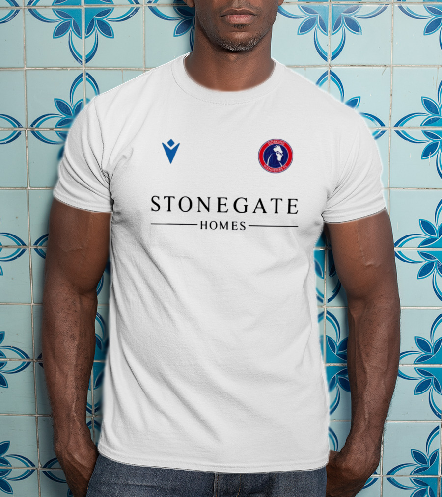 Dorking Wanderers FC New Home Stonegate Homes T-Shirt