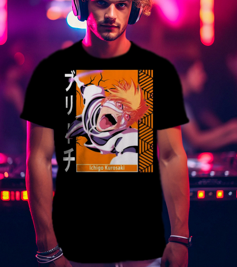 Bleach Ichigo Kurosaki Anime Manga Character T-Shirt