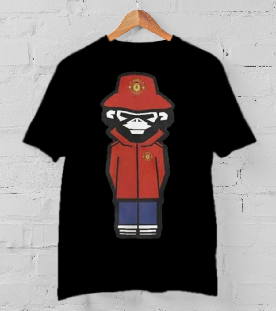 Monkey Wembley Burnage Red Jacket Soccer T-Shirt