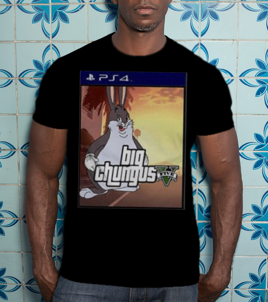 Big Chungus Grand Theft Auto V Sony PlayStation 4 Crossover T-Shirt