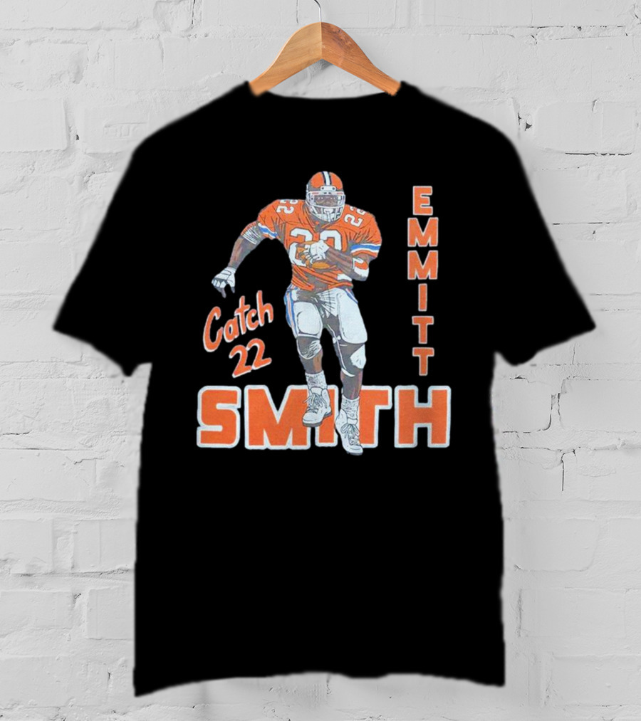 Emmitt Smith Catch 22 Football T-Shirt