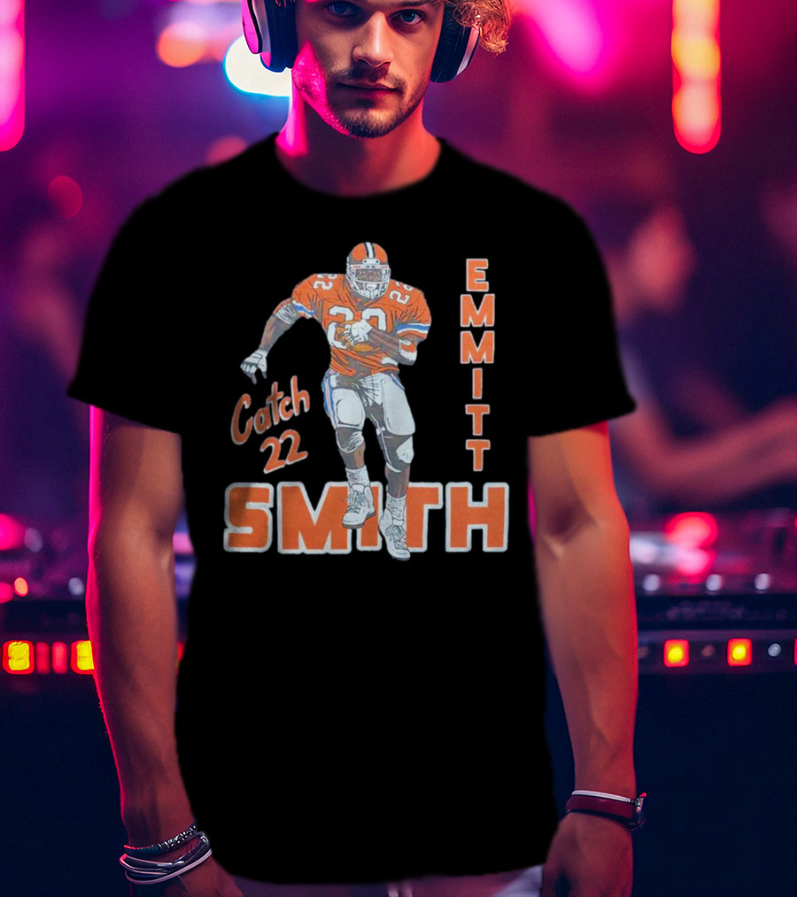 Emmitt Smith Catch 22 Football T-Shirt