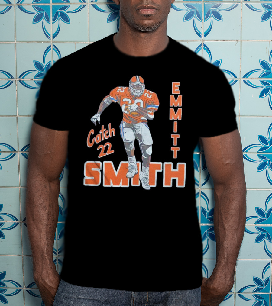 Emmitt Smith Catch 22 Football T-Shirt