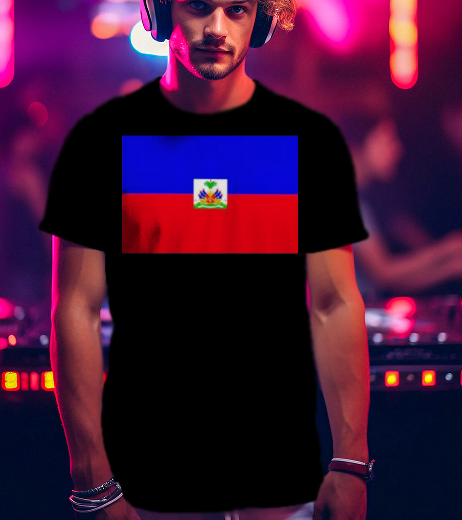 Haitian Flag Day Celebration With National Colors T-Shirt