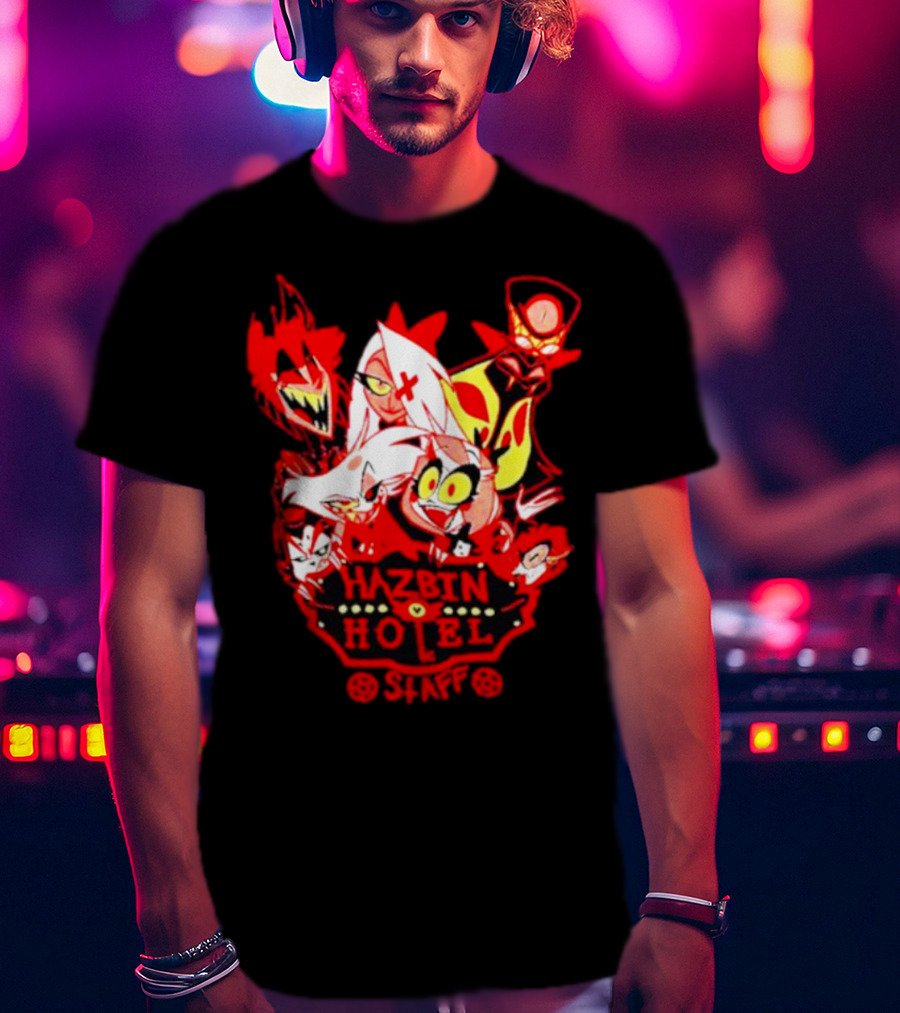 Hazbin Hotel Staff Characters Compilation T-Shirt