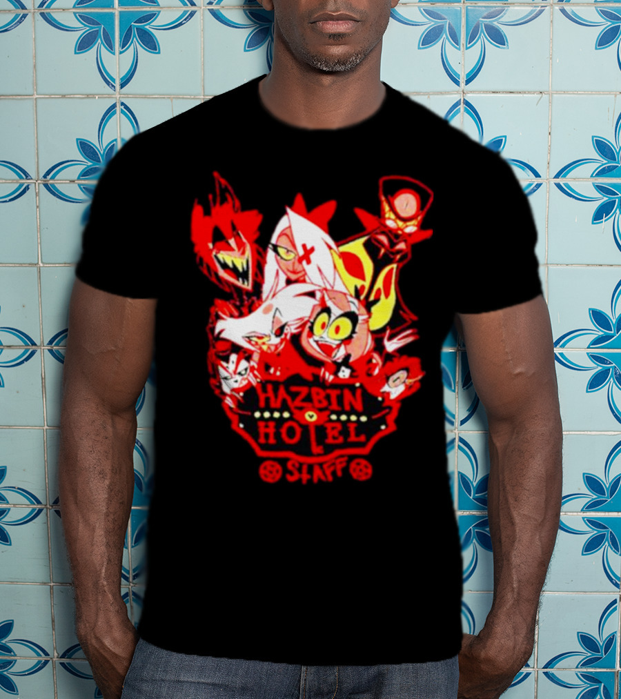 Hazbin Hotel Staff Characters Compilation T-Shirt