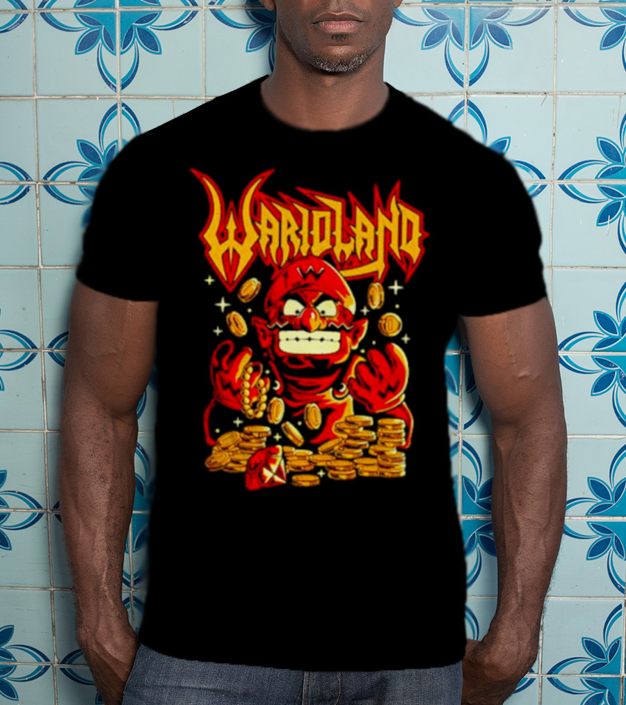 Warioland Coins Character Gaming T-Shirt
