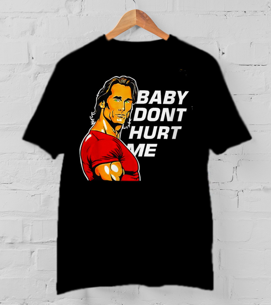 Mike O Hearn Baby Don't Hurt Me Cartoon Red Shirt Comic T-Shirt