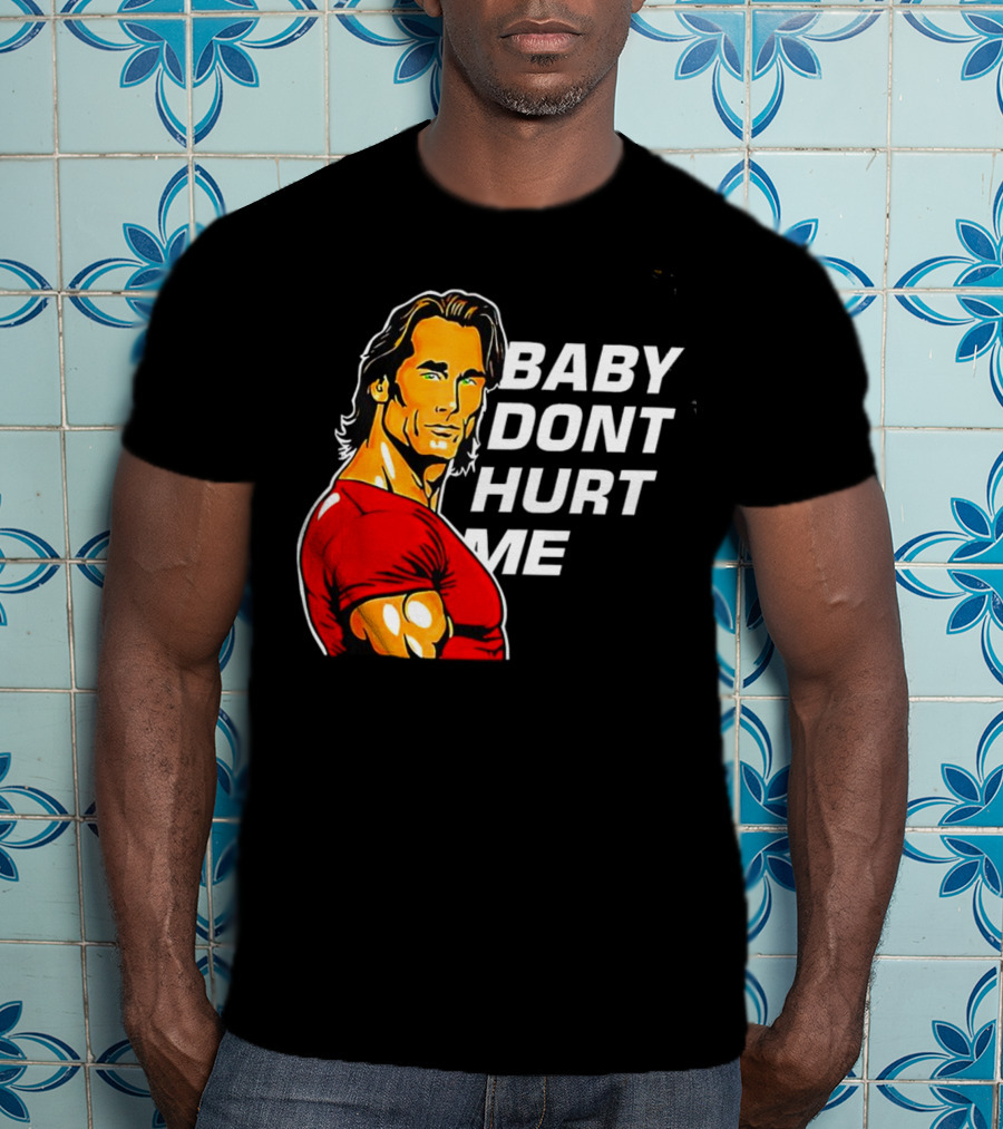 Mike O Hearn Baby Don't Hurt Me Cartoon Red Shirt Comic T-Shirt
