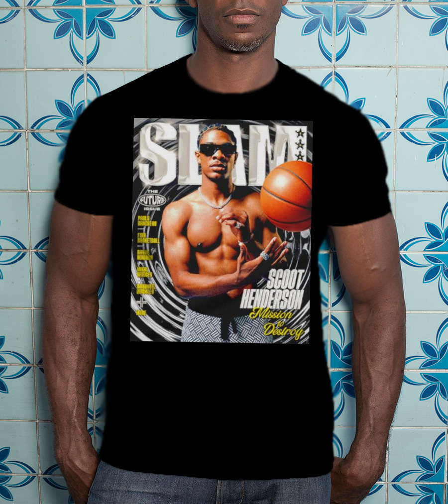 Slam Magazine The Future Issue Scoot Henderson Mission To Destroy Basketball T-Shirt