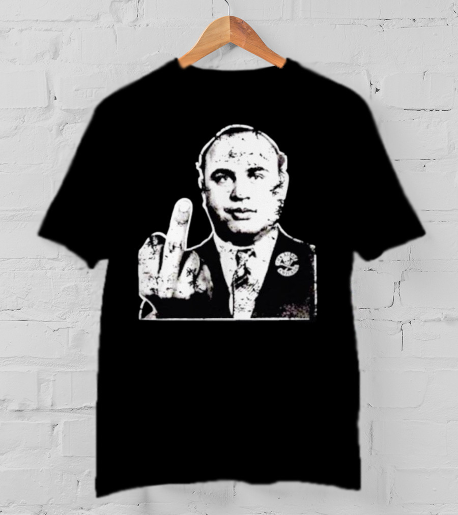 Al Capone Middle Finger Chicago Gangster The Alley T-Shirt