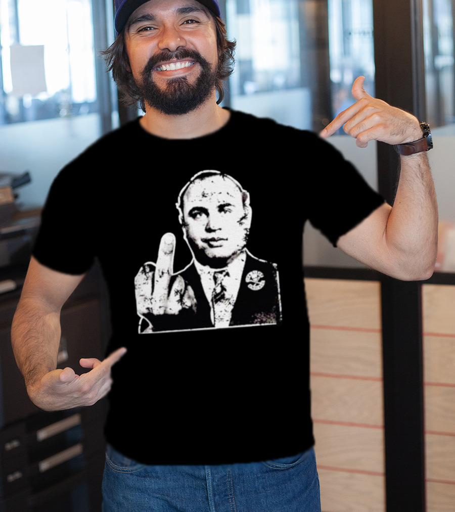 Al Capone Middle Finger Chicago Gangster The Alley T-Shirt