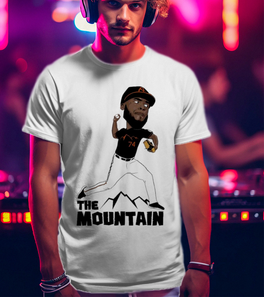 The Mountain Félix Bautista 74 Baltimore Orioles T-Shirt