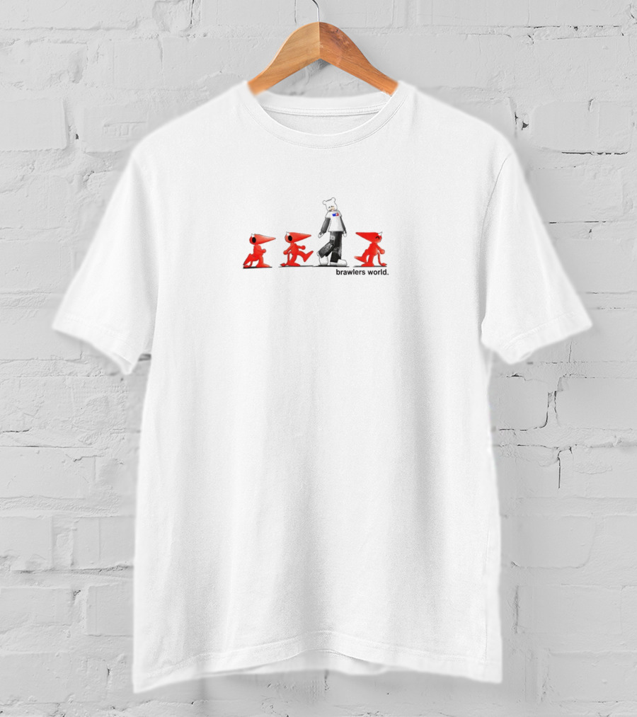 Brawlers World Evolution Of Characters T-Shirt