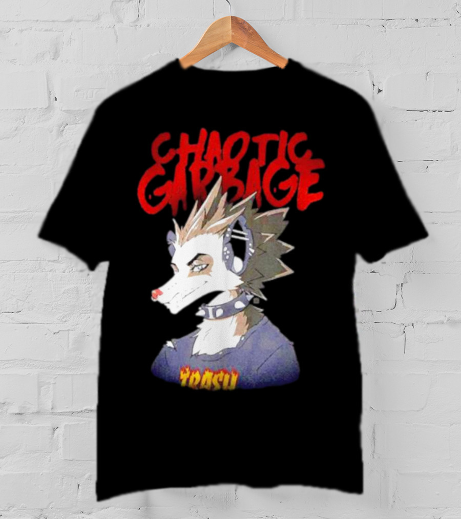 Chaotic Garbage Trash Punk Possum T-Shirt