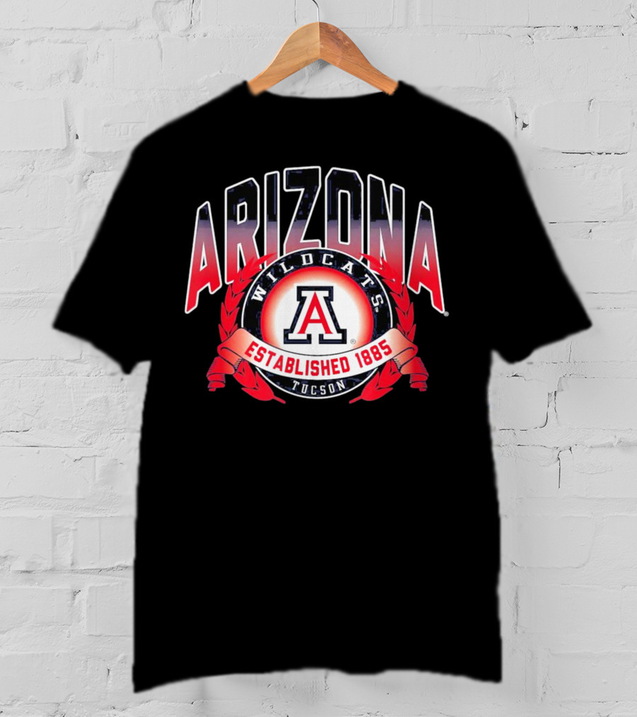 Arizona Wildcats Tucson A Logo Established 1885 T-Shirt