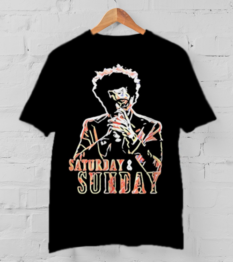 Saturday And Sunday Abstract T-Shirt