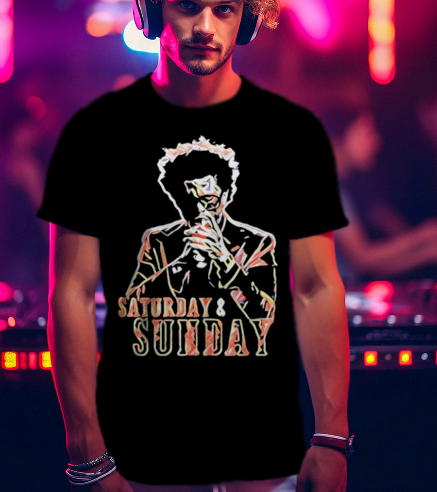 Saturday And Sunday Abstract T-Shirt