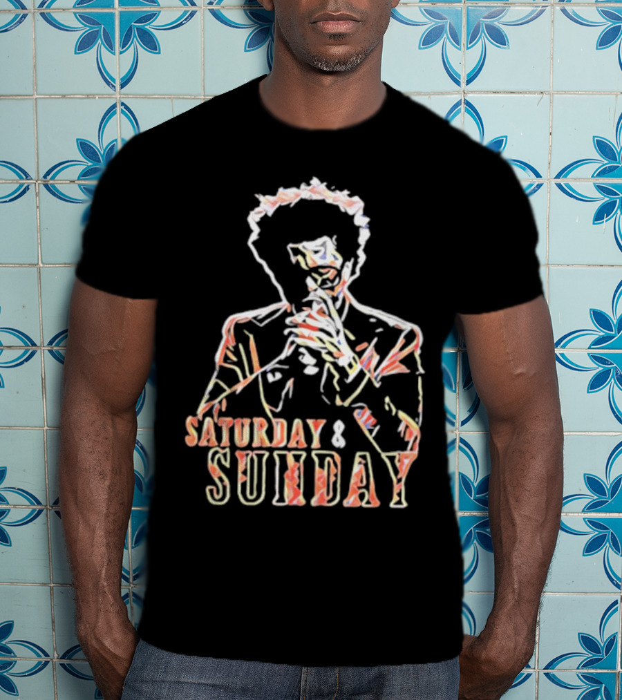 Saturday And Sunday Abstract T-Shirt