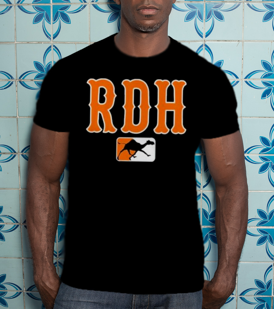 Campbell Baseball RDH Camel T-Shirt