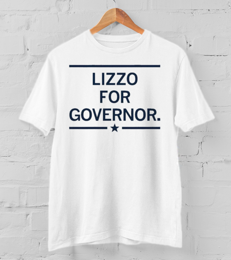 Lizzo For Governor Star Campaign T-Shirt
