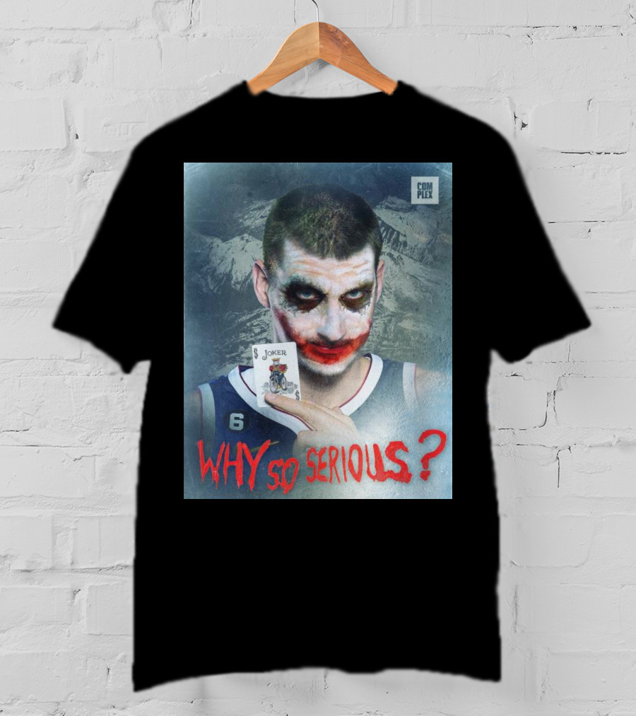 Complex Sports Why So Serious Nikola Jokic Joker Card T-Shirt