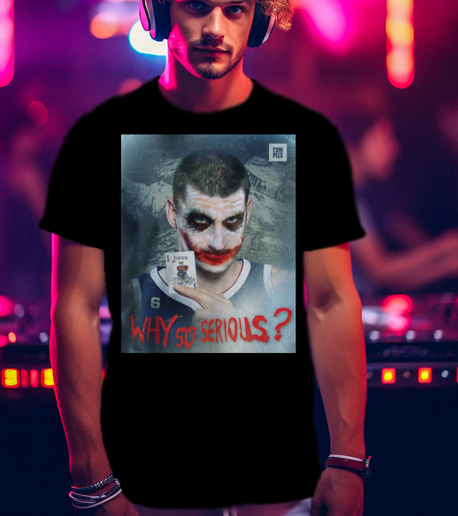 Complex Sports Why So Serious Nikola Jokic Joker Card T-Shirt