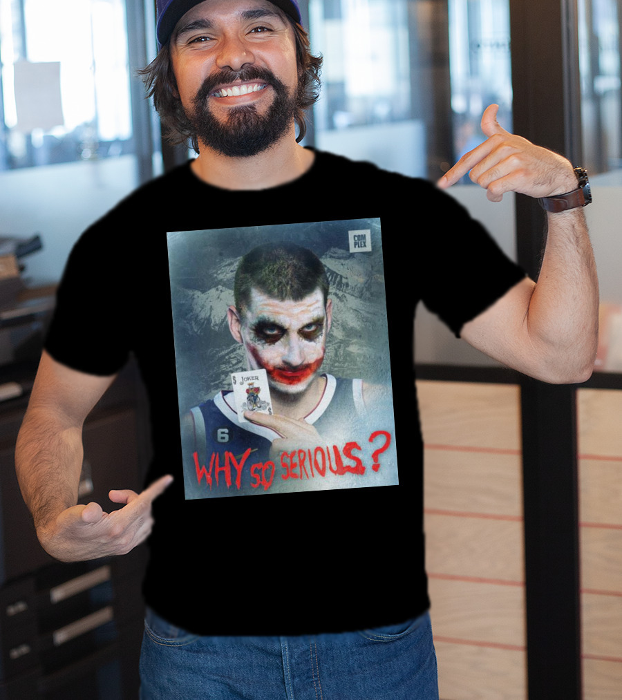 Complex Sports Why So Serious Nikola Jokic Joker Card T-Shirt