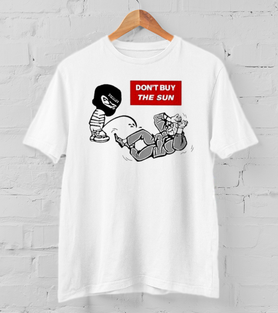 Jake Hanrahan Don’t Buy The Sun Cartoon Characters In Action T-Shirt